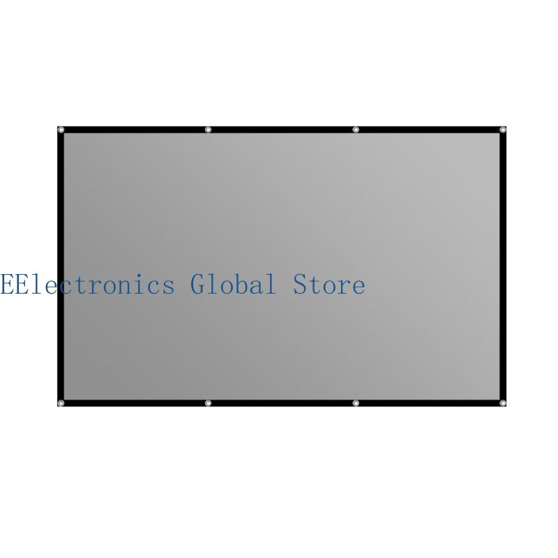 Home Cinema Events - 462B 金属コーティングされたプロジェクター スクリーンは、シャープなイメージング品質と映画のような体験を実現するために黒で縁取られています