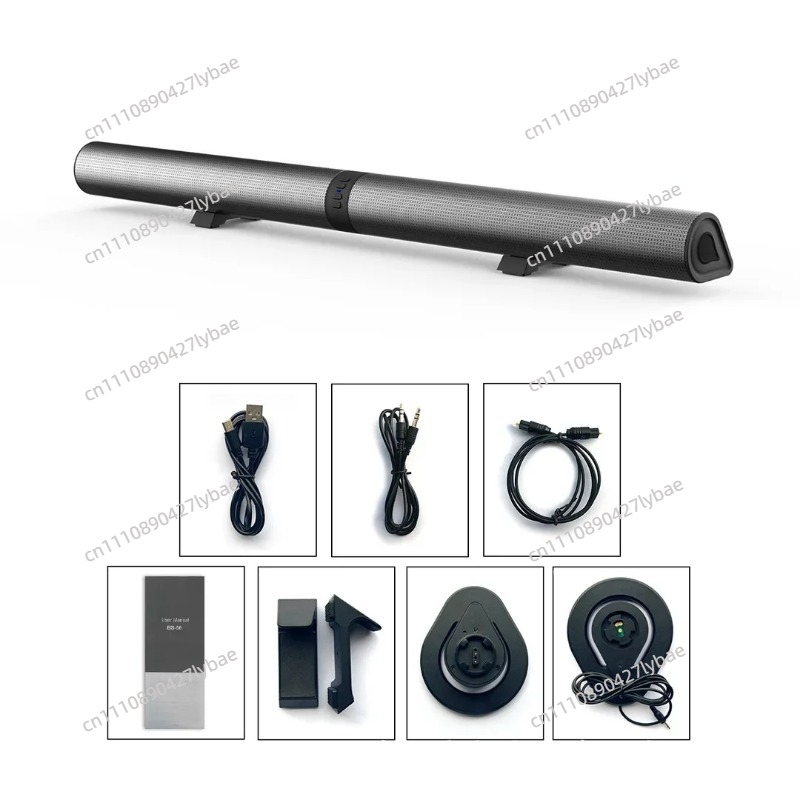 Home Cinema Of Soundbar - 120W BS-56 テレビ用Bluetoothスピーカー AUX/BT/OPT接続 サウンドバー 2-in-1