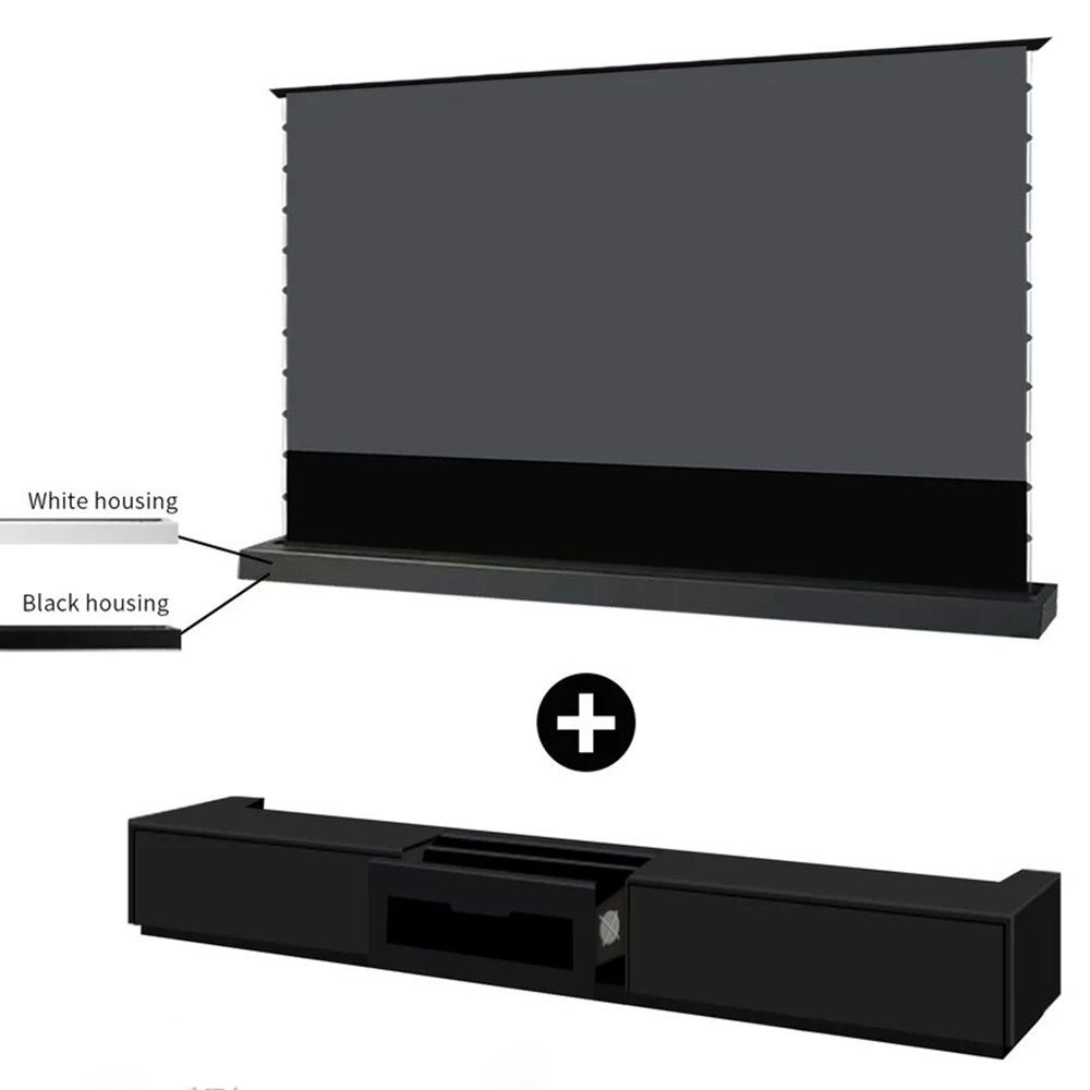 Home Cinema Tv Screen - 新美容トレンド 120インチ 4K レーザースマートテレビキャビネット ホームシアター UST
