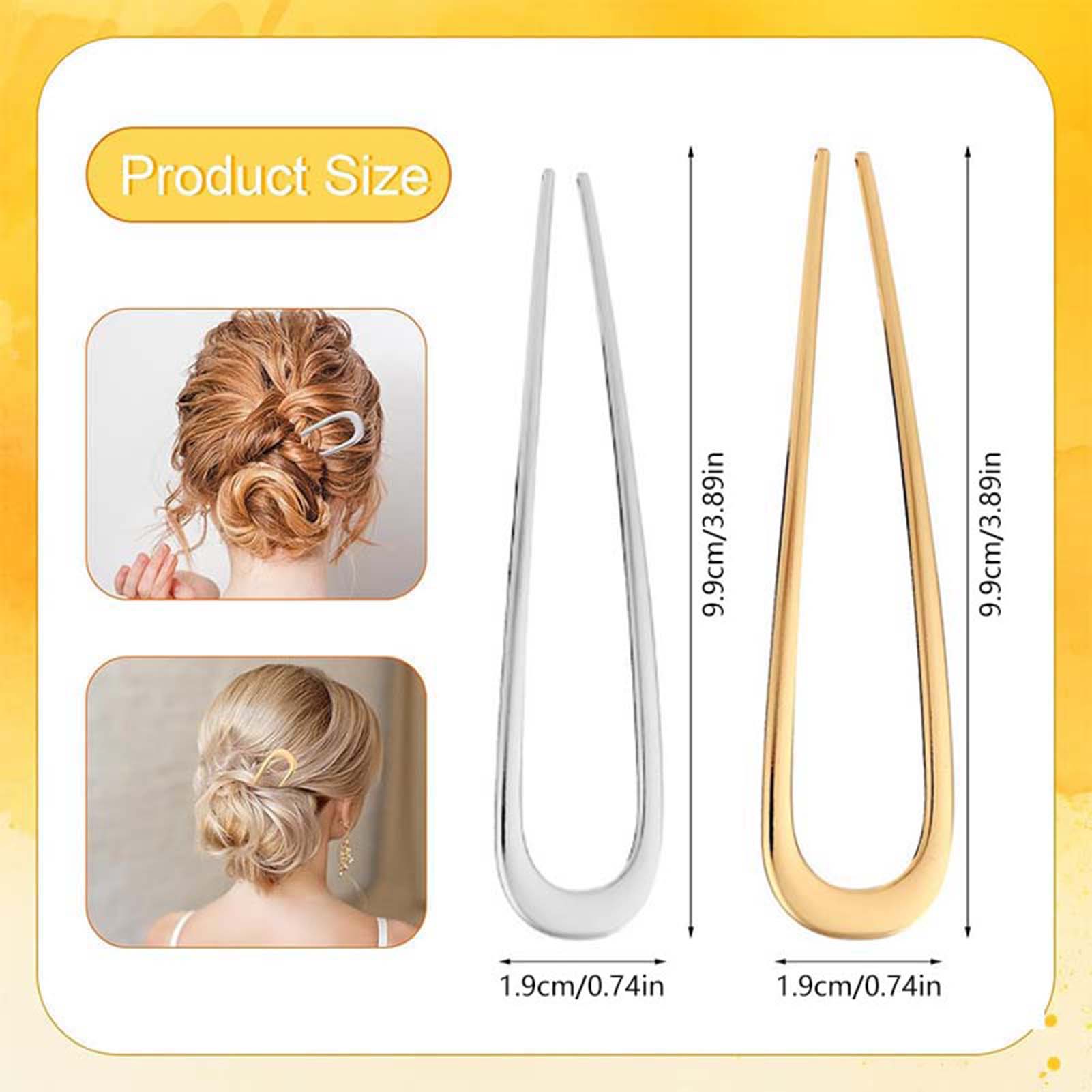 フランス製U字型ヘアピン ヴィンテージメタルヘアフォークステ - Home Cinema Classic のレビューと価格