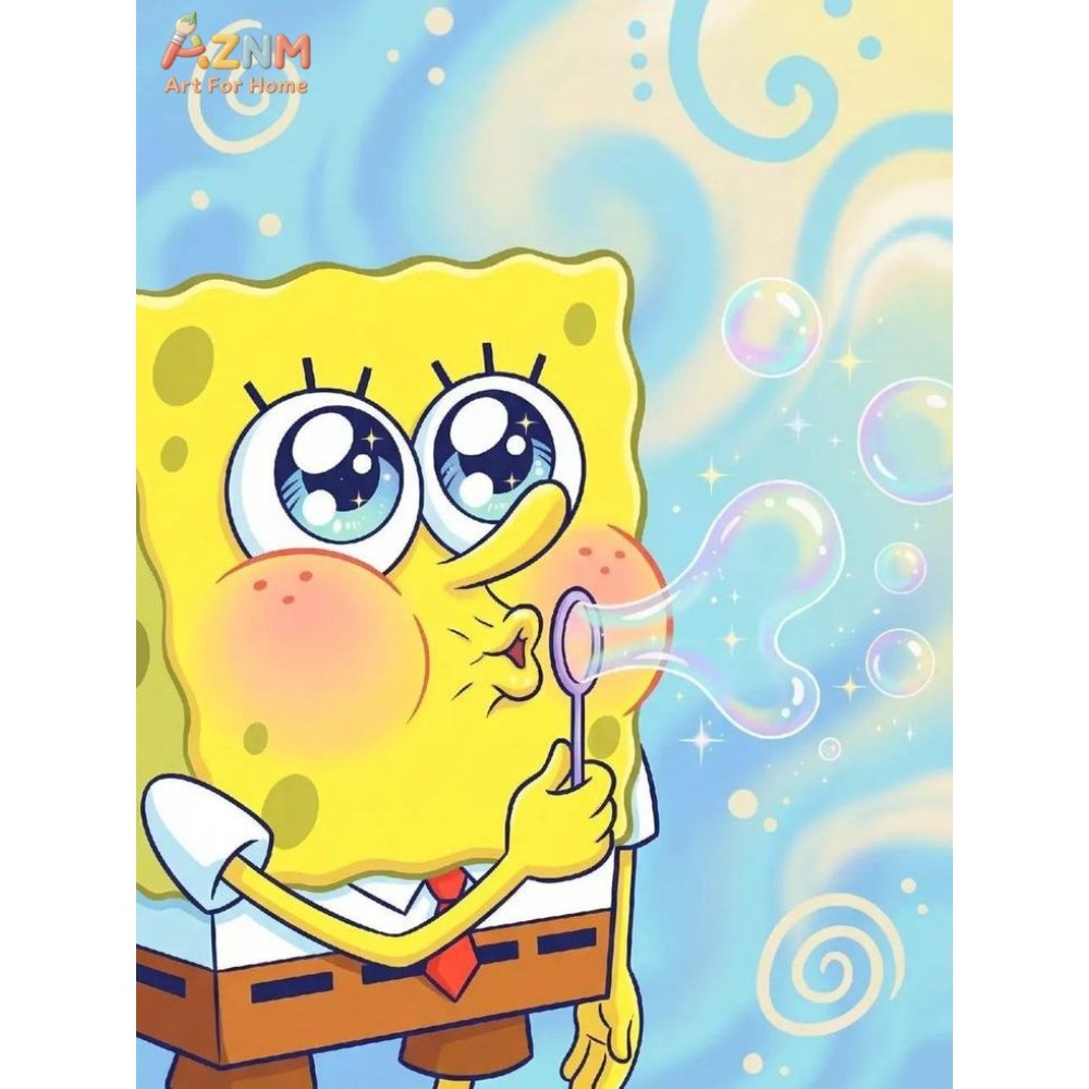 1pc かわいい F-Funny-Sponge ボブポスター - Home Cinema Classic のレビューと価格