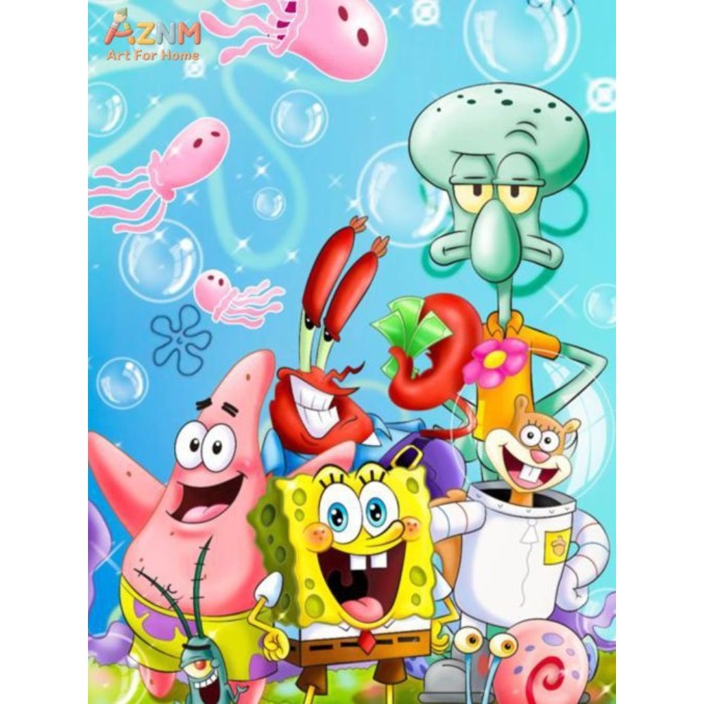 1pc かわいい F-Funny-Sponge ボブポスター - Home Cinema Classic のレビューと価格