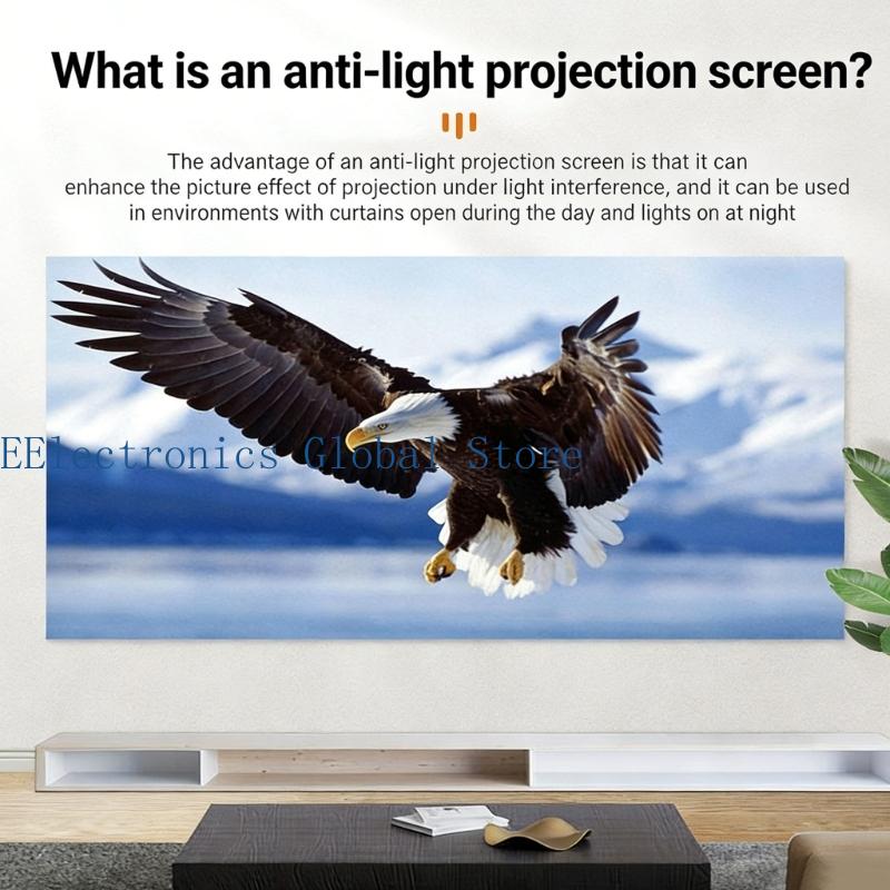 462B 金属コーティングされたプロジェクター スクリーンは - Home Cinema Events のレビューと価格