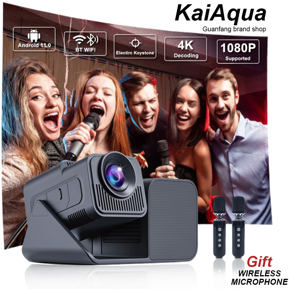 KaiAqua KTV カラオケプロジェクター HT36 4 - Home Cinema Karaoke Projector のレビューと価格