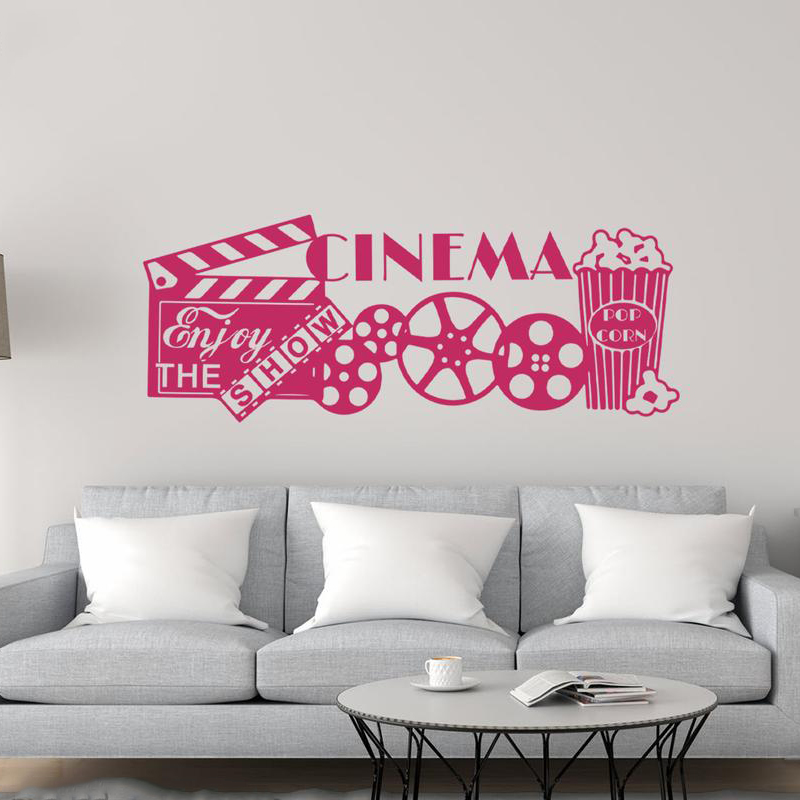 防水ビニール壁アートステッカー,家の装飾,映画館,ギフト,2 - Home Cinema Quotes のレビューと価格