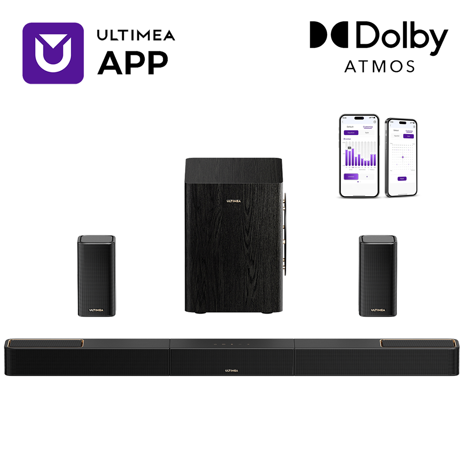 ULTIMEA 5.1.2 サラウンド サウンド システム  - Home Cinema Of Soundbar のレビューと価格
