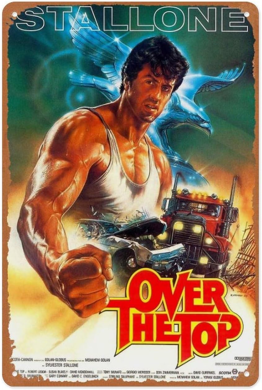 象徴的な映画トリビュートメタルサイン - オーバーザトップム - Home Cinema Classic のレビューと価格