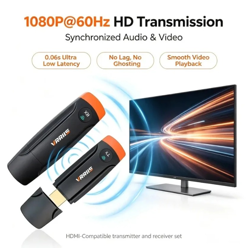 ワイヤレスHDMI対応ホームシアターアダプター、1080P  - Home Cinema Tv Screen のレビューと価格